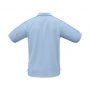 p9900 Biz Collection Mens Resort Polo Spring Blue Mid Blue Back