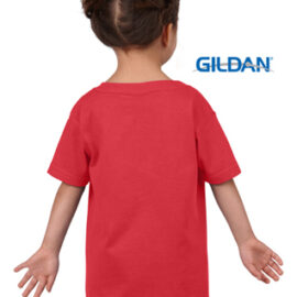 The Gildan Heavy Cotton Toddler T Shirt is a 50% cotton/50% polyester tee. Sizes 2 - 6. Great cost effective kids tees for printing and events.