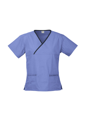 The Biz Collection Crossover Scrubs Top is a 65% polyester scrub top. 155gsm. 6 colour combinations. Great healthcare scrubs uniforms.