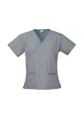 The Biz Collection Crossover Scrubs Top is a 65% polyester scrub top. 155gsm. 6 colour combinations. Great healthcare scrubs uniforms.