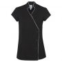 h134ls Biz Collection Ladies Zen Crossover Tunic – Black/White – Promotrenz