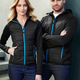 The Biz Collection Stealth Womens Hoodie Jacket is a warm hoodie jacket.  Available in 5 colour options.  XS - 2XL.  Great branded insulated hoodie jackets.