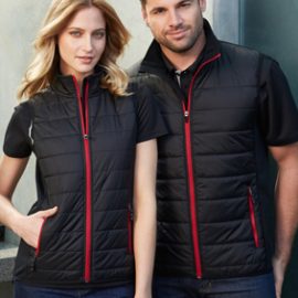 The Biz Collection Stealth Womens Vest is a warm contrast vest.  Available in 5 colour options.  XS - 2XL.  Great branded insulated vests.