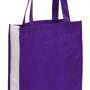 b363 Legend Life Non Woven A4 Tote 2 tone Purple White