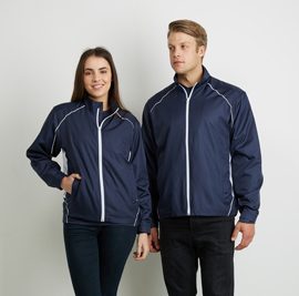 The Aurora Matchpace Jacket is a lightweight polyester jacket.  Great for sports.  Available in 6 colour combinations.  Sizes XS - 5XL.  Sports uniform jackets.
