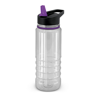 The Trends Collection Triton Elite Drink Bottle is a 750ml drink bottle.  Black or Clear bottle.  9 coloured lids.  Great branded mix n match drink bottles. 