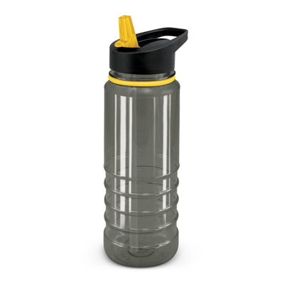 The Trends Collection Triton Elite Drink Bottle is a 750ml drink bottle.  Black or Clear bottle.  9 coloured lids.  Great branded mix n match drink bottles. 