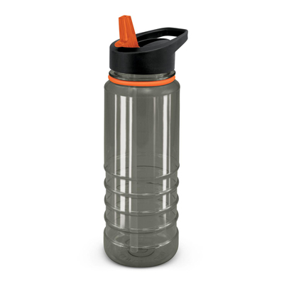 The Trends Collection Triton Elite Drink Bottle is a 750ml drink bottle.  Black or Clear bottle.  9 coloured lids.  Great branded mix n match drink bottles. 