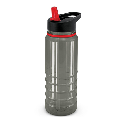 The Trends Collection Triton Elite Drink Bottle is a 750ml drink bottle.  Black or Clear bottle.  9 coloured lids.  Great branded mix n match drink bottles. 
