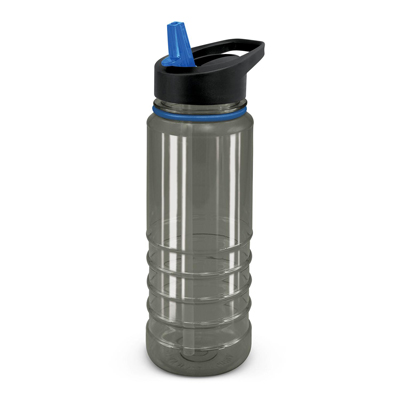 The Trends Collection Triton Elite Drink Bottle is a 750ml drink bottle.  Black or Clear bottle.  9 coloured lids.  Great branded mix n match drink bottles. 