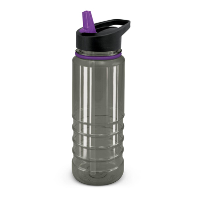 The Trends Collection Triton Elite Drink Bottle is a 750ml drink bottle.  Black or Clear bottle.  9 coloured lids.  Great branded mix n match drink bottles. 