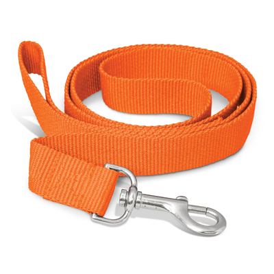 The Trends Collection Trek Dog Leash is a strong woven dog leash that can be branded 1 or both sides.  12 colours.  Great branded dog promotional products.