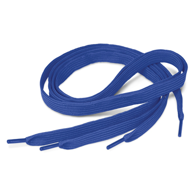 The Trends Collection Shoe Laces are woven shoe laces, 120cm in length. Branding on 1 side or both. 12 colours. Great branded practical promo products.