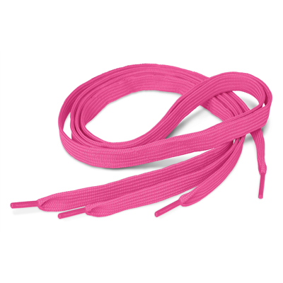 The Trends Collection Shoe Laces are woven shoe laces, 120cm in length. Branding on 1 side or both. 12 colours. Great branded practical promo products.