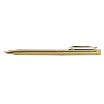 The Trends Collection Cambridge Pen is a twist action brass ball pen.  Black ink.  4 colours.  Great printed or laser engraved corporate pens.