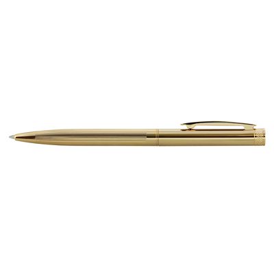 The Trends Collection Cambridge Pen is a twist action brass ball pen.  Black ink.  4 colours.  Great printed or laser engraved corporate pens.