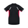T701LS Biz Collection Ladies Renegade Tee Black Red