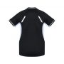 T701LS Biz Collection Ladies Renegade Tee Black White