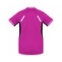 T701LS Biz Collection Ladies Renegade Tee Magenta Black