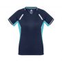 T701LS Biz Collection Ladies Renegade Tee Navy Sky