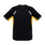 T701MS Biz Collection Mens Renegade Tee Black Gold – Promotrenz