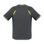 T701MS Biz Collection Mens Renegade Tee Grey Black Fluoro Yellow – Promotrenz