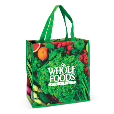 The TRENDS Lorenzo Cotton Tote Bag is a 140gsm cotton tote bag with large gusset.  Sublimated - full colour branding.  Great branded bags.