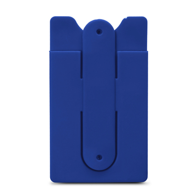 The Trends Collection Snap Phone Wallet is a soft touch silicone wallet with snap out phone stand.  13 colours.  Great branded phone wallets for your clients.