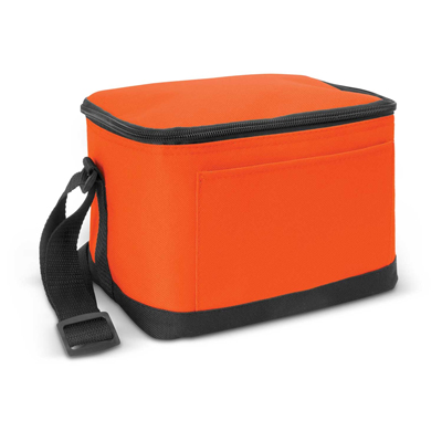 The Trends Collection Bathurst Cooler Bag is a 4.2 litre cooler bag. PE Foam Insulation with waterproof PEVA inner. 11 colours. Great branded small cooler bags.