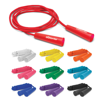 The Trends Collection Jive Skipping Rope is an affordable skipping rope with braided rope and plastic handles.  Great printed skipping ropes. 