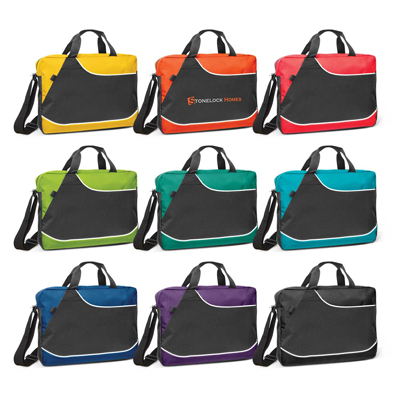 The TRENDS Centrix Conference Satchel is a superbly designed and functional, affordable conference or business bag.  9 colours.  Great branded conference satchels.
