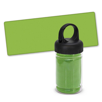 The TRENDS Active Cooling Towel is a polyester cooling towel - a handy sports or gym towel. 6 colours. Great branded sports towels.