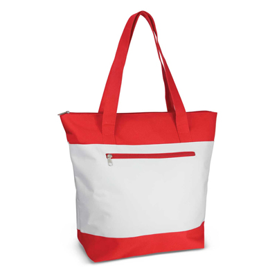 The Trends Collection Capella Tote Bag is a 2 tone tote bag with rounded gusset. Polyester. 8 colours. Great branded tote bags for your clients.