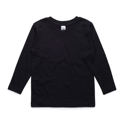 The AS Colour Kids Long Sleeve Tee is a regular fit, 180gsm, 100% combed cotton kids long sleeve tee.  3 colours.  Sizes 2 - 6.  Great printed tee for the kids.