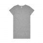 4028 AS Colour Mika Short Sleeve Dress – Grey Marle