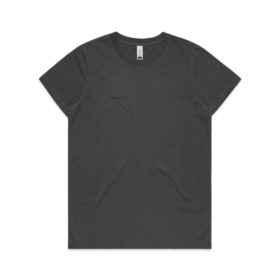The AS Colour Womens Faded Tee is a regular fit, crew neck, mid weight tee. 100% cotton. 2 colours. XS - XL. Great printable cotton tees from AS Colour clothing.