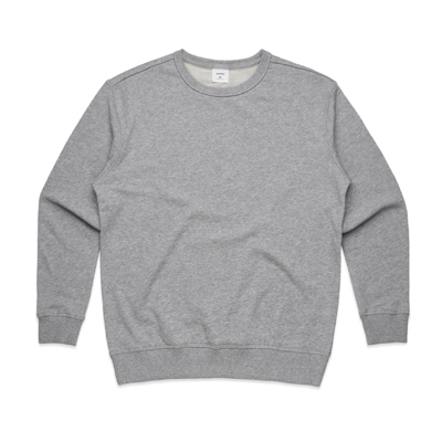 The AS Colour Womens Premium Crew is a relaxed fit, heavyweight, 350gsm Cotton French Terry hoodie. 5 colours. Great printed heavyweight AS Colour crew sweats.