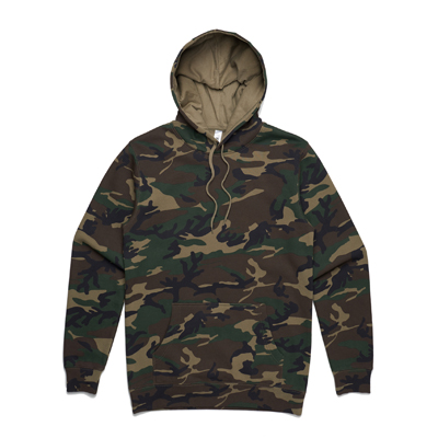 The AS Colour Stencil Camo Hood is a 80% cotton, 350gsm pullover hoodie.  Camoflage.  In Sizes S - 2XL.  Great branded unisex pullover hoodie from AS Colour.