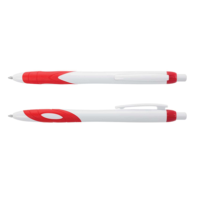 The Trends Collection Candy Pen is a new retractable plastic ball pen with soft grip. Blue ink. 5 colours. Great cost effective promotional pens.