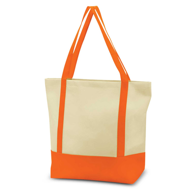 The Trends Collection Armada Tote Bag is a reusable two tone tote bag with fashionable natural look.  9 colours.  Great branded tote bags. 