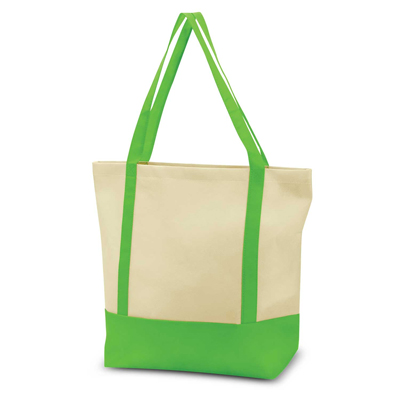 The Trends Collection Armada Tote Bag is a reusable two tone tote bag with fashionable natural look.  9 colours.  Great branded tote bags. 