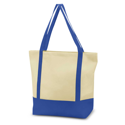 The Trends Collection Armada Tote Bag is a reusable two tone tote bag with fashionable natural look.  9 colours.  Great branded tote bags. 