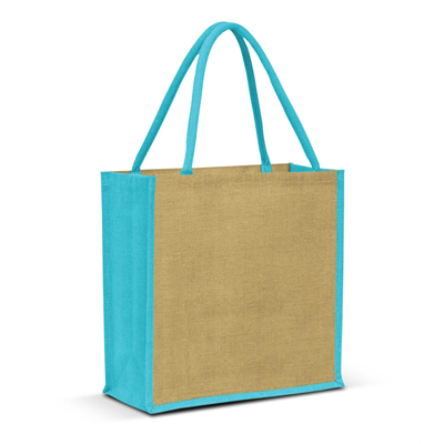 The Trends Collection Monza Jute Tote Bag is a smart laminated jute tote bag with padded cotton handles.  13 colours.  Great branded bags & promotional products