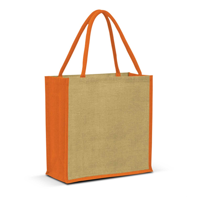 The Trends Collection Monza Jute Tote Bag is a smart laminated jute tote bag with padded cotton handles.  13 colours.  Great branded bags & promotional products