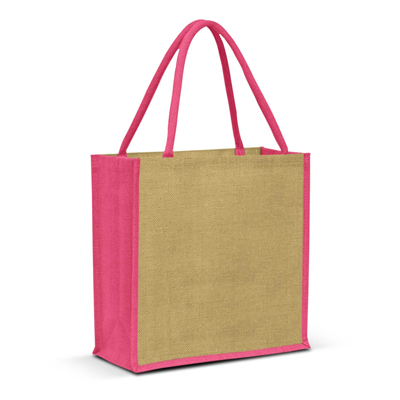 The Trends Collection Monza Jute Tote Bag is a smart laminated jute tote bag with padded cotton handles.  13 colours.  Great branded bags & promotional products
