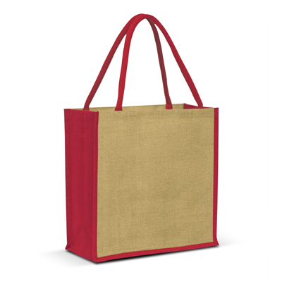 The Trends Collection Monza Jute Tote Bag is a smart laminated jute tote bag with padded cotton handles.  13 colours.  Great branded bags & promotional products