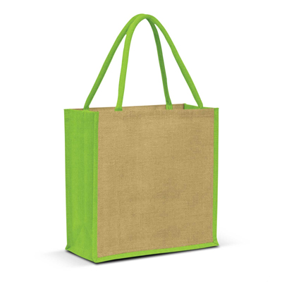 The Trends Collection Monza Jute Tote Bag is a smart laminated jute tote bag with padded cotton handles.  13 colours.  Great branded bags & promotional products