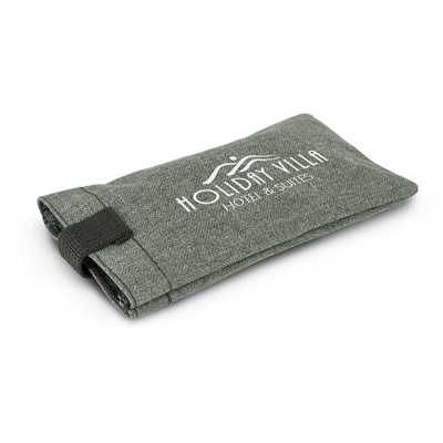 The Trends Collection Stylo Sunglass Pouch is a luxury pouch with velcro closure for storing sunglasses and eye glasses.  Great branded sunglass pouches.