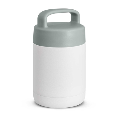 The Trends Collection Caldera Vacuum Flask is a 380ml double wall vacuum insulated food flask. 3 colours. Engraving and print options. Great vacuum flasks.