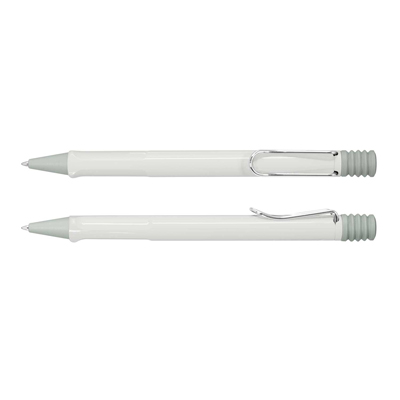 The Trends Collection Lamy Safari Pen is a classic ball pen made from polished plastic. 4 colours. Printed in 1 position. Great branded corporate pens.